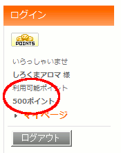ポイント確認